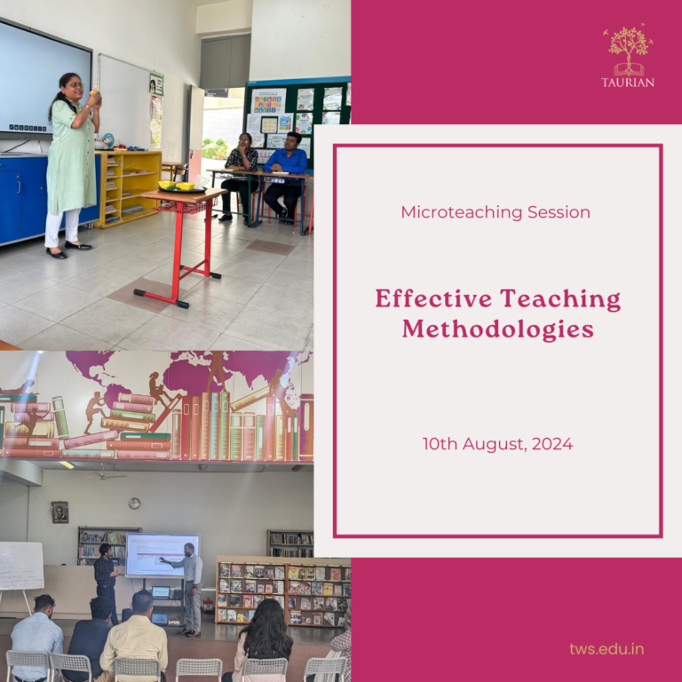 Insights from Taurian World School’s Microteaching Session